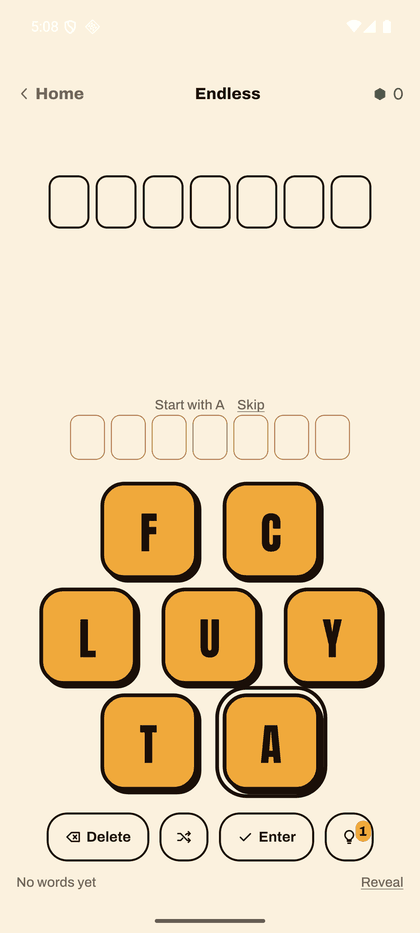 WordTogether endless mode